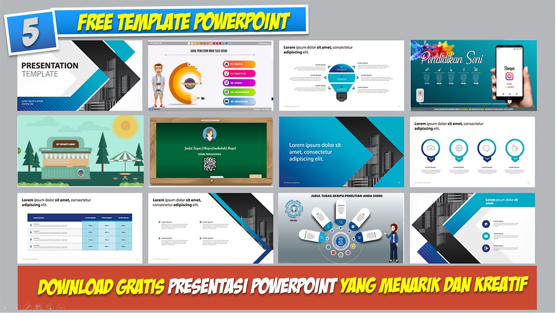 powerpoint contoh slide presentation